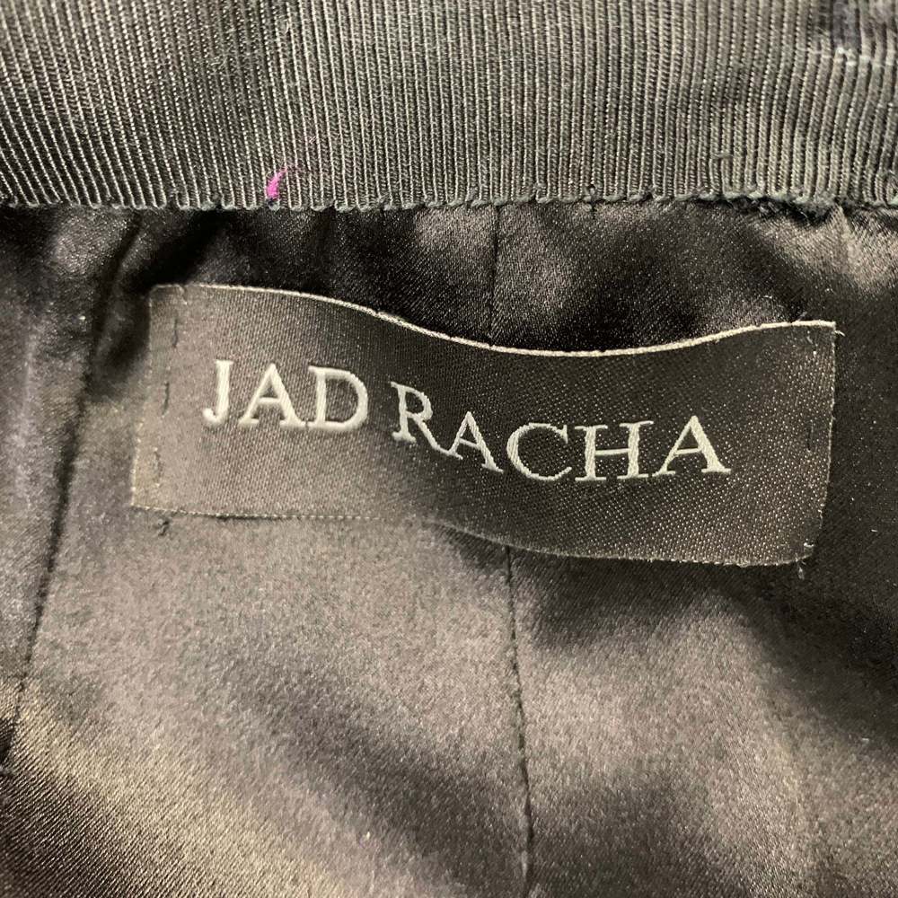 JAD RACHA Black Textured Pencil Below Knee Skirt - Picture 4 of 4